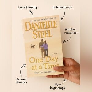 📚3 for $15 One Day at a Time by Danielle Steel | Contemporary Romance Paperback